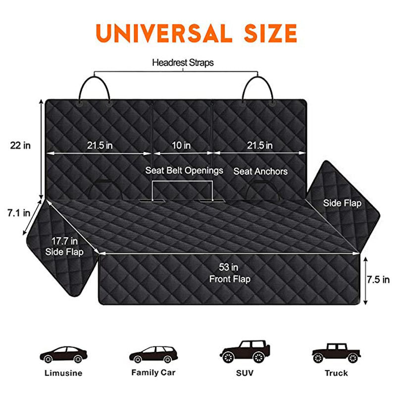 Waterproof Rear Seat Pet Mat