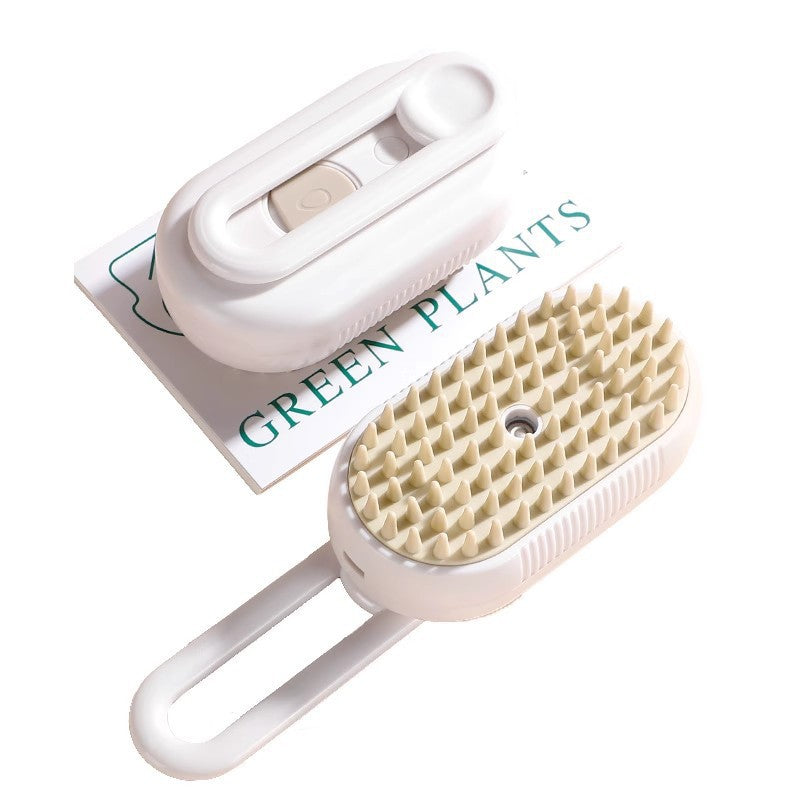Electric Spray Pet Grooming Brush with Massage Function
